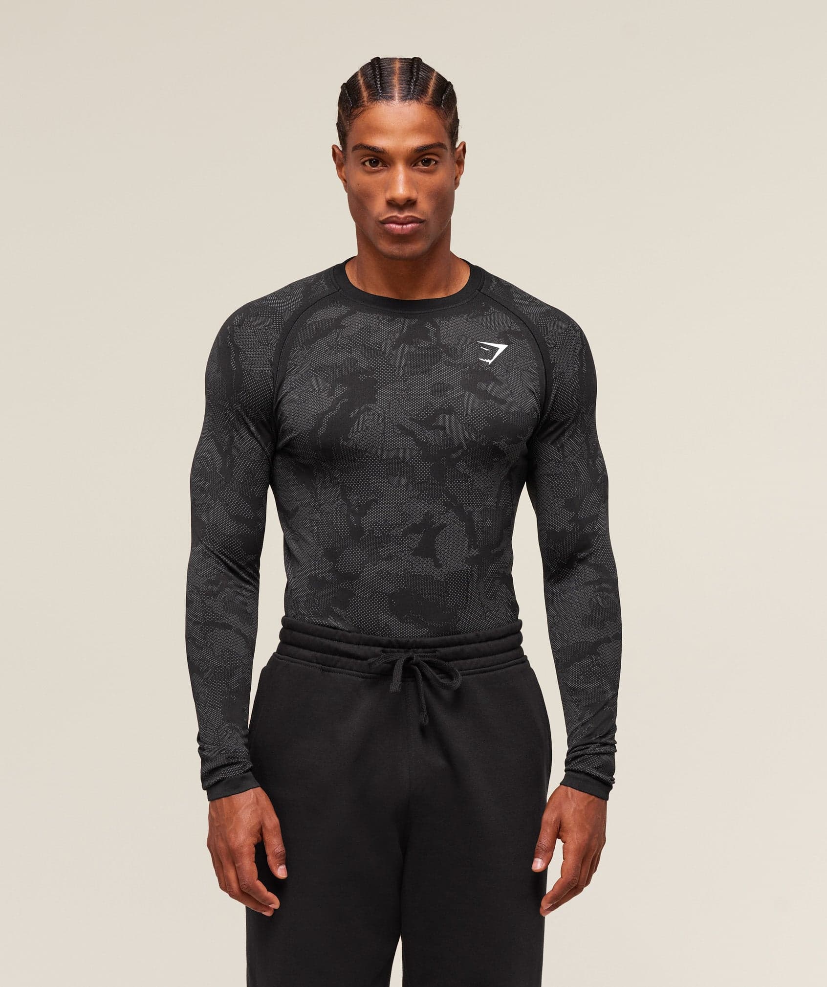 Geo Seamless Long Sleeve T-Shirt — Geo Seamless Long Sleeve T-Shirt